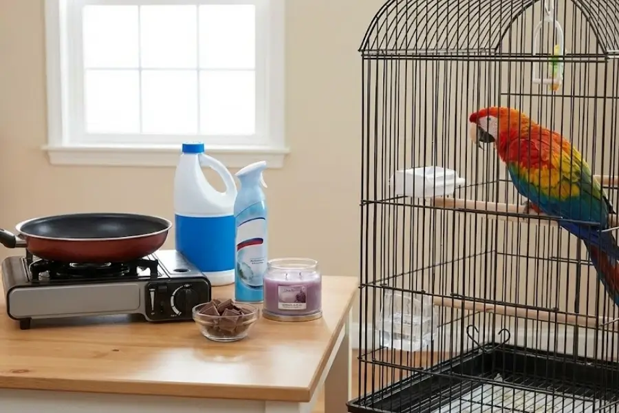 Toxic Household Items You Must Keep Away From Birds